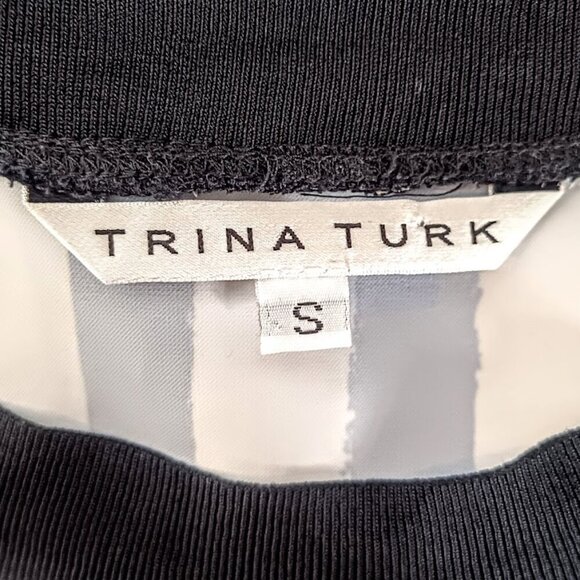 Trina Turk Floral Striped Long-Sleeve Top - Picture 3 of 4